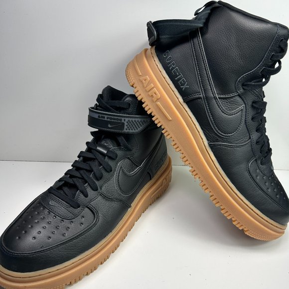 Nike Air Force Mens Size GTX Boot Black Gum EXCELLENT CONDITION